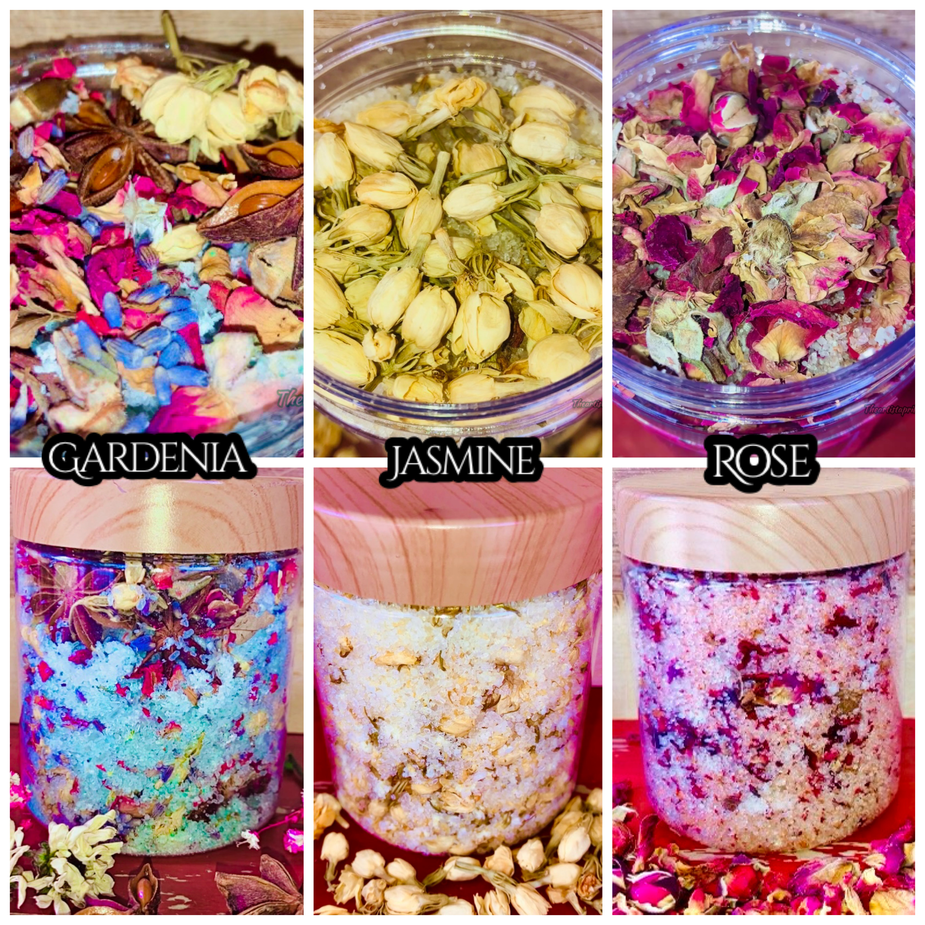 The Artist April “Secret Garden” Beauty Bath Collection